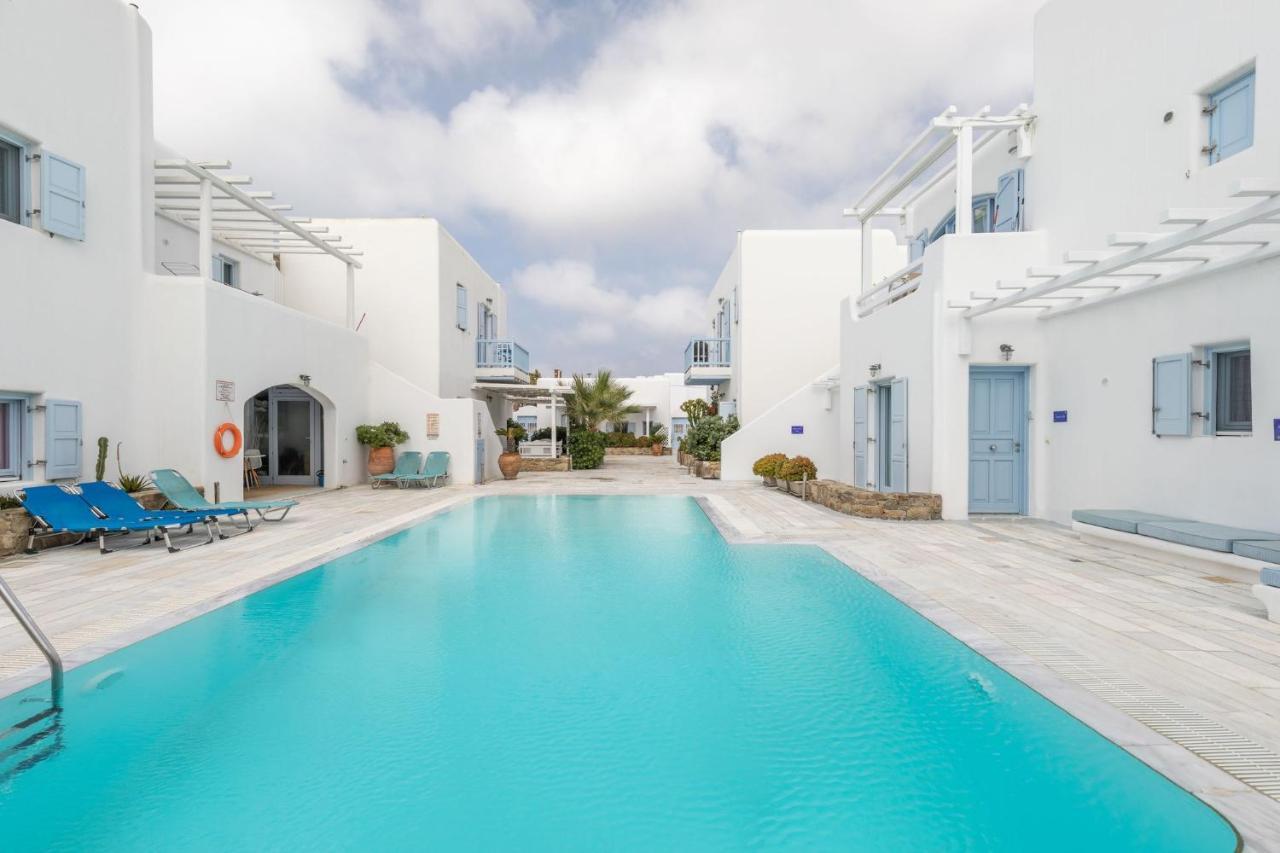 Ivi Mykonean Suites Mimoza Ornos Beach Exterior photo